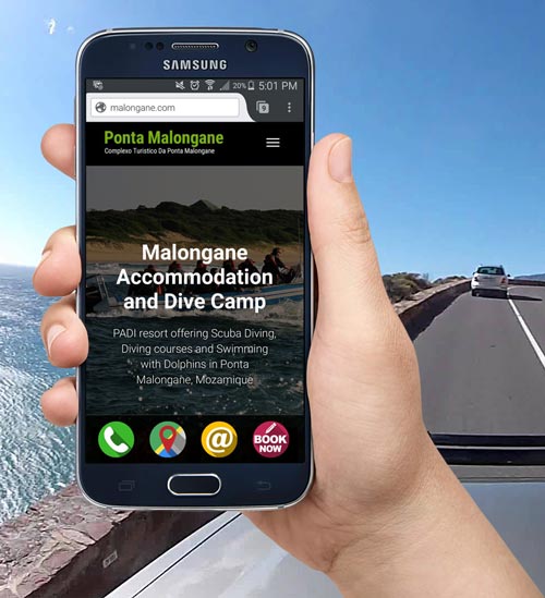 A New Website for Ponta Malongane – Scuba Dive Camp & Accommodation Resort